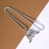Men's Punk Retro Double Wing Cross Pendant Necklace in Stainless Steel
