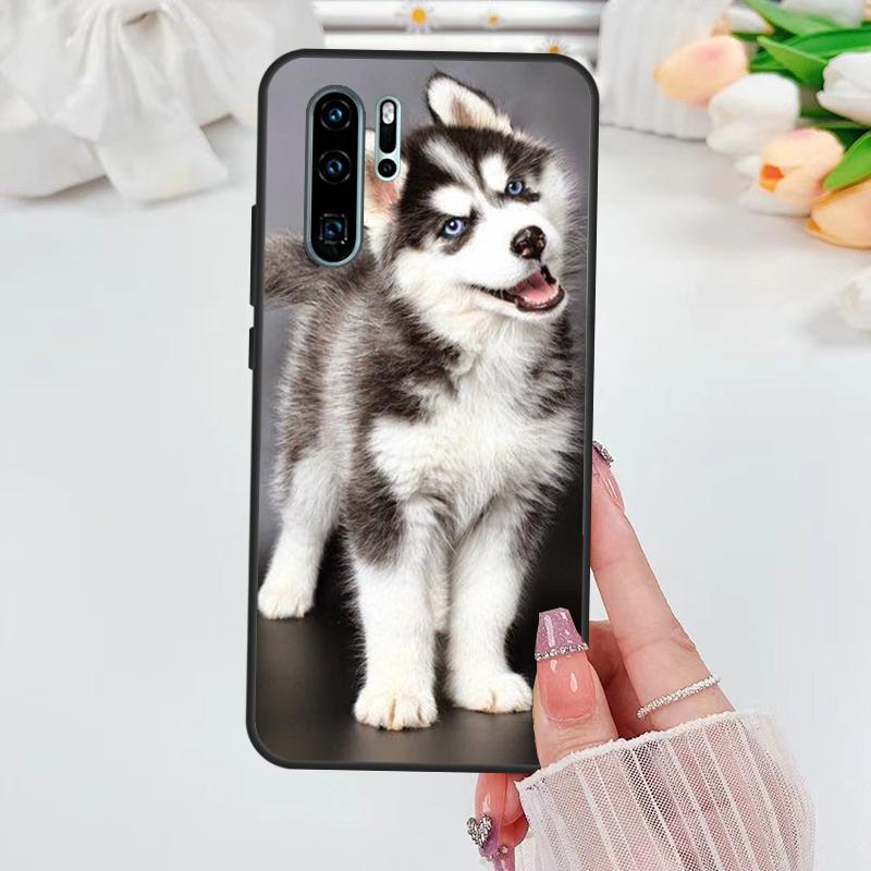 Animal Husky puppy Case For Huawei Nova 11i 8i 7i 3i Y70 Y90 Y60 Y61 5T 9 10 SE P Smart Z P30 P40 Lite P60 Pro
