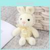 Entzückendes Spitzenhasen-Stofftier Weiches und flauschiges Plüschtier Puppe Schlüsselanhänger