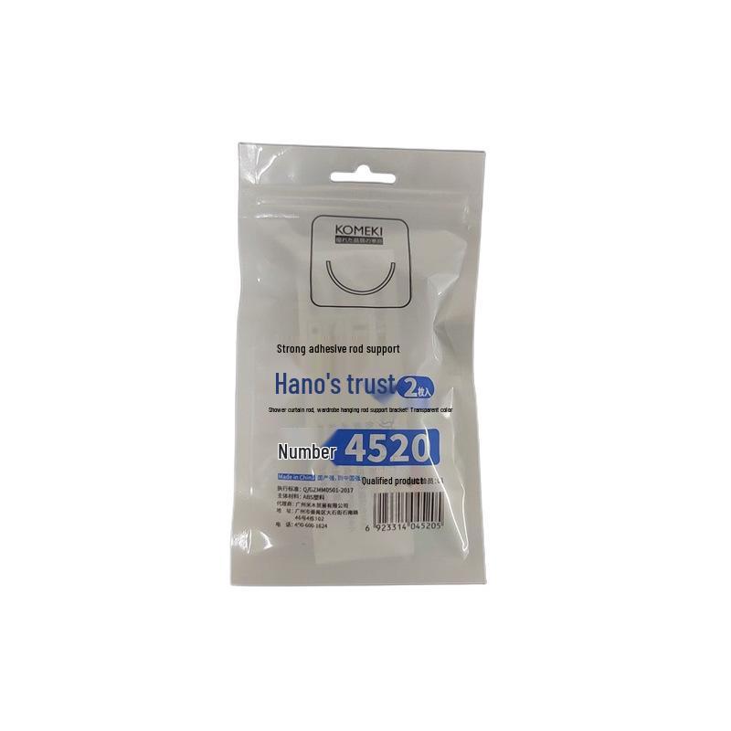 Nastavitelný samolepicí držák záclonové tyče a držák na sušení prádla