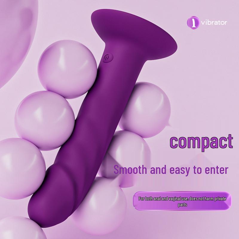 APP Silicone Realistic Dildo with Suction Cup for Female Stimulation, Vaginal and Anal Expansion, and Thrusting