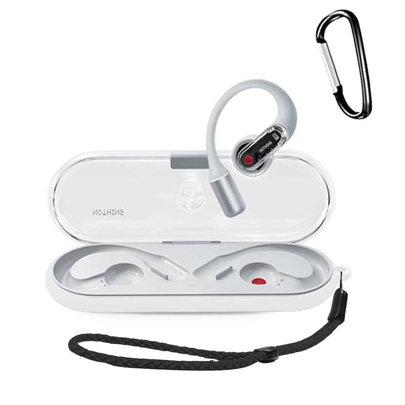 

Nothing Ear (open) case Full protective cover silicon case [HUKWIMO] With carabiner Shockproof waterproof dustproof Can be charged while wearing Full