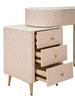 Bed Desk Sharon Pink With Stool Cm 120X40X75 (Stool Size Ø36X39)
