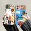 Cartoon Cute Fashion A-anpanmanes Matte Transparent Phone Cover For IPhone Case 16 15 14 13 12 11 Pro Max X XS Max Plus