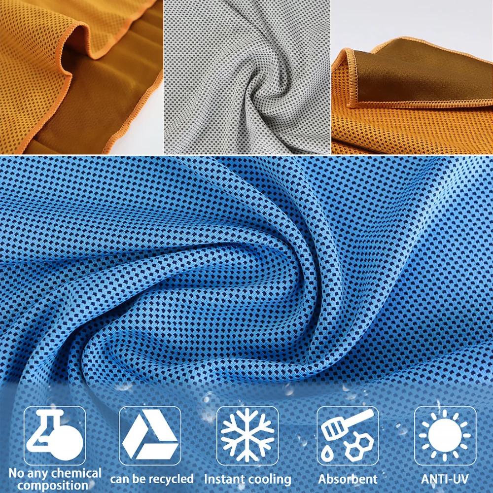 Hot Selling Microfiber Eco-friendly Fabric Modern Design Pure Color Outdoor Sports Travel Gym Outdoor Exercise Cooling Towel