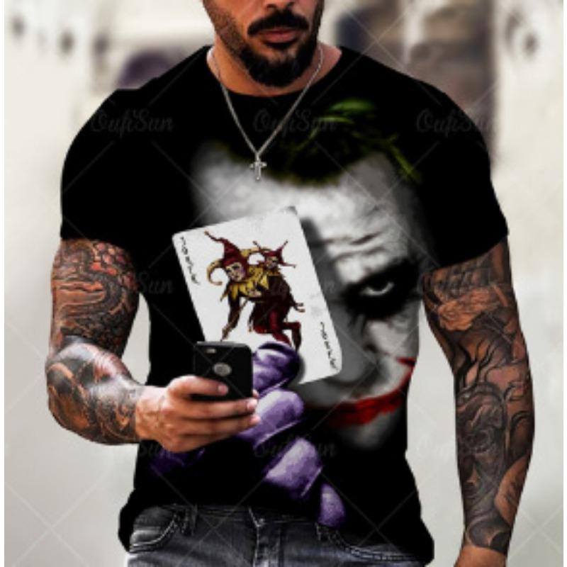 

Men s Printed Color Cross Pattern 3D Short Sleeved T-shirt Summer Casual Sportswear Men s Short Sleeved Top 6XL