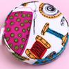 Mini Retractable Portable Ruler Tape Measure Fabric Covered Tailor Ruler Sewing Tools Accessories 1.5M/2M