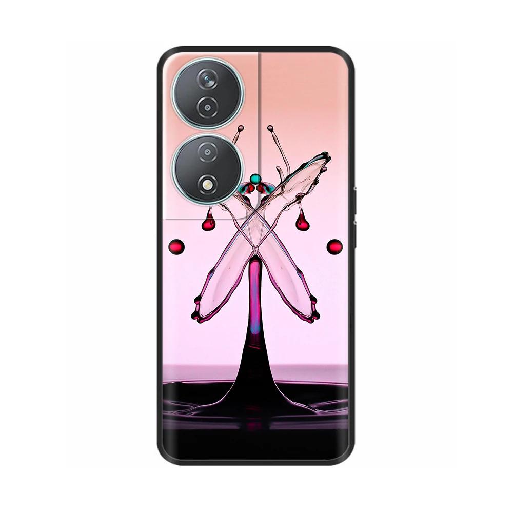 Für Honor X7b Hülle Bemalte Cartoon-Blume Silikon Funda TPU Weiche Abdeckung Für Honor X7B 5G Hüllen Für Honor 90 Smart Schutzhülle