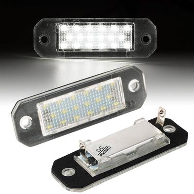 2 szt. Bezbłędne białe oświetlenie tablicy rejestracyjnej LED Lampa tablicy rejestracyjnej do VW Transporter T5 2003-2015 T6 do Caddy 2004-2017