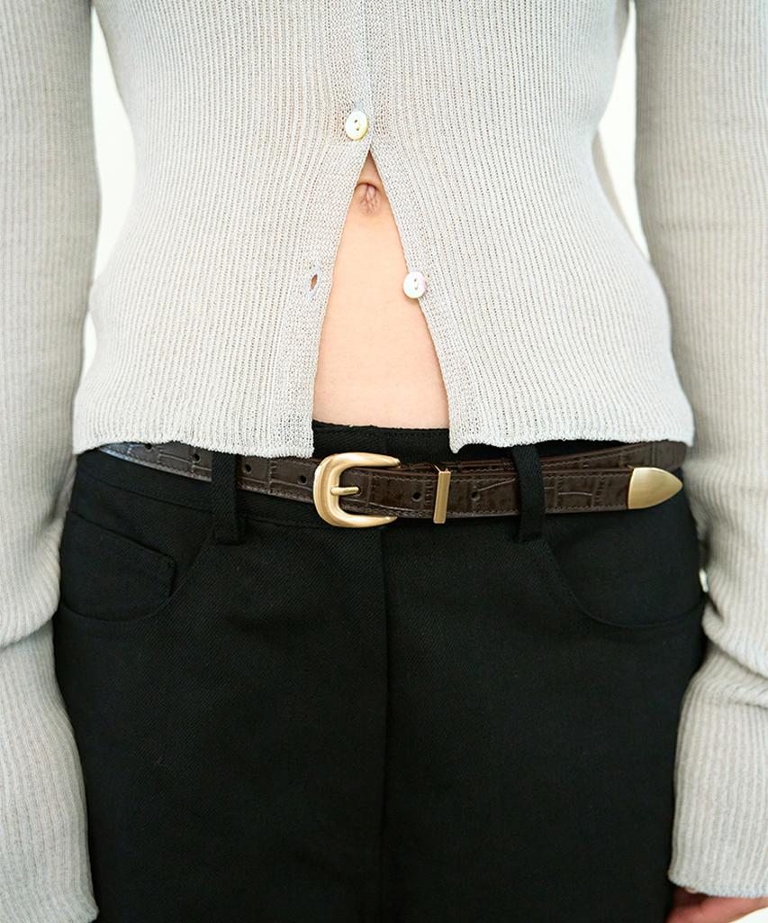 OUI MAIS NON Miller Leather Belt