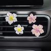 2Pcs Car Perfume Clip Flower Air Outlet Decorations Car Air Conditioner Air Vent Personalized Interior Decoration Accessories