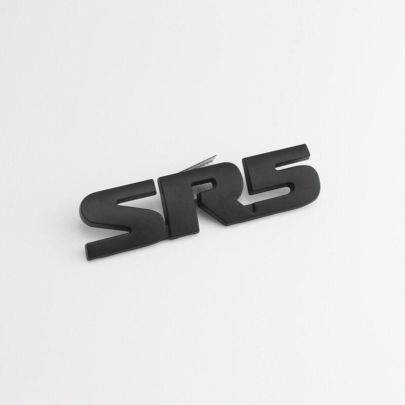 

Для T-oyo/ta SR5 V6 Corolla 4Runner Tacoma Tundra T100 Пикап Sequoia Tercel багажник автомобиля логотип боковая эмблема значок наклейка SR5 чёрный