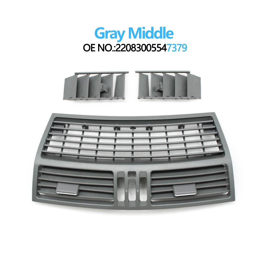 Painel da Grade do Difusor de Ar Central do Painel Dianteiro do Carro Para Mercedes Benz Classe S W220 S300 S350 S500 1998-2005