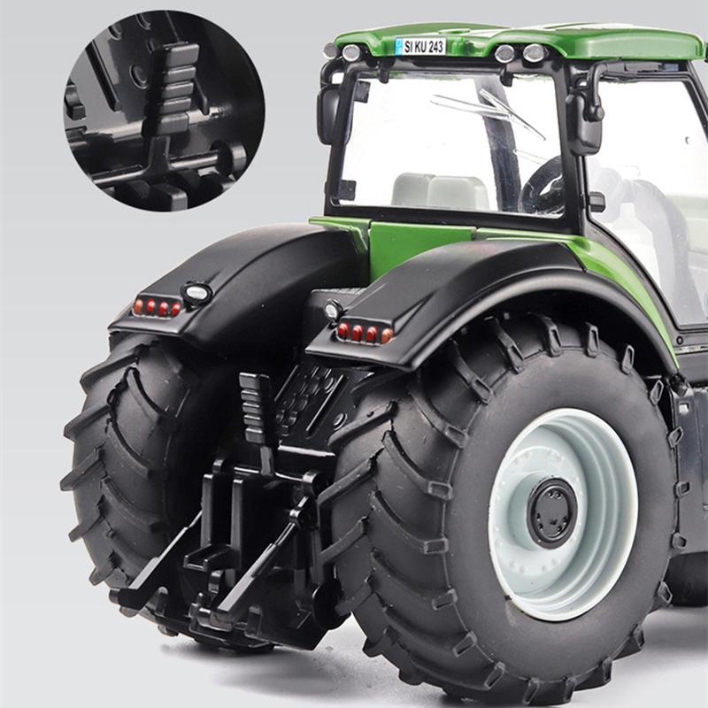 1/30 Alloy Tractor Model Diecast Metal Farming Tool Car Cultivated Land Car Agricultural Vehicles Model with Sound Kids Toy Gift