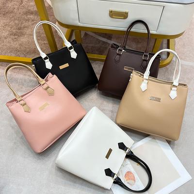 New Tote Bag Classic Fashion Double Shoulder Bag Women's Niche Design Women's Messenger Bag