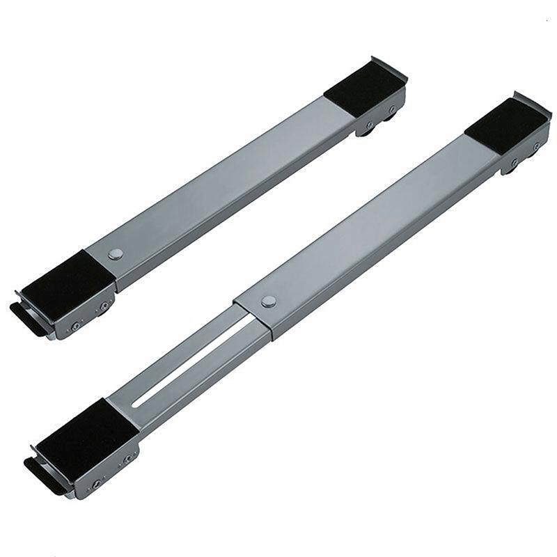 Heavy Duty Adjustable Appliance Rollers with Brake Telescopic Mobile Base Wheels for Washing Machine Fridge Furniture