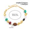 SHIXIN Bohemian Colored Resin Beaded Choker Necklace for Women Vintage Adjustable Acrylic Short Necklace Jewelry On the Neck