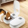 Automatischer Futterautomat für Katzen mit Zeitsteuerung, 350 ml, Katzennapf, Doppelnapf für Katzen und Hunde, quantitativer Futterautomat, Katzenzubehör