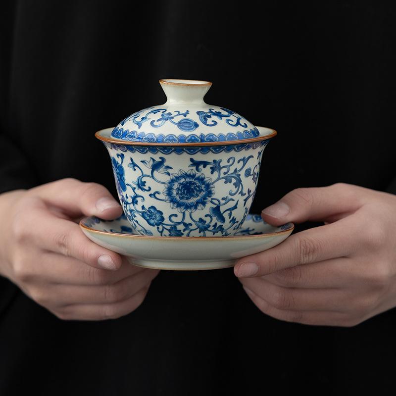 Traditional Portable Tea Set Ceremony Matcha Chinese Gongfu Teapot Tea Set Infuser Mate Cup Tetera Porcelana Tea Set Full