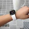 Silikonarmband für Apple Watch Band 49mm 45mm 44mm 42mm 41mm 40mm 38mm Armband Armband Gürtel iWatch Serie 8 7 6 5 4 3 SE Band