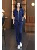 2025 New Korean Style Slimming Two-Piece Casual Sports Suit for Spring and Autumn