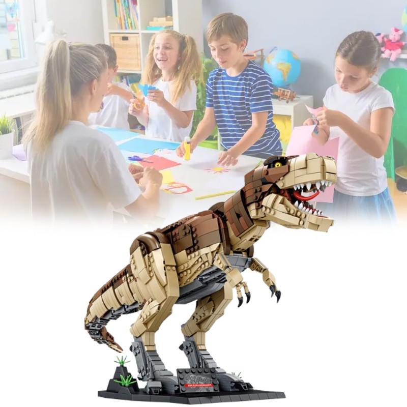 Liberty Dinosaur Imports World Tyrannosaurus Rex Building Block Toy Build Set