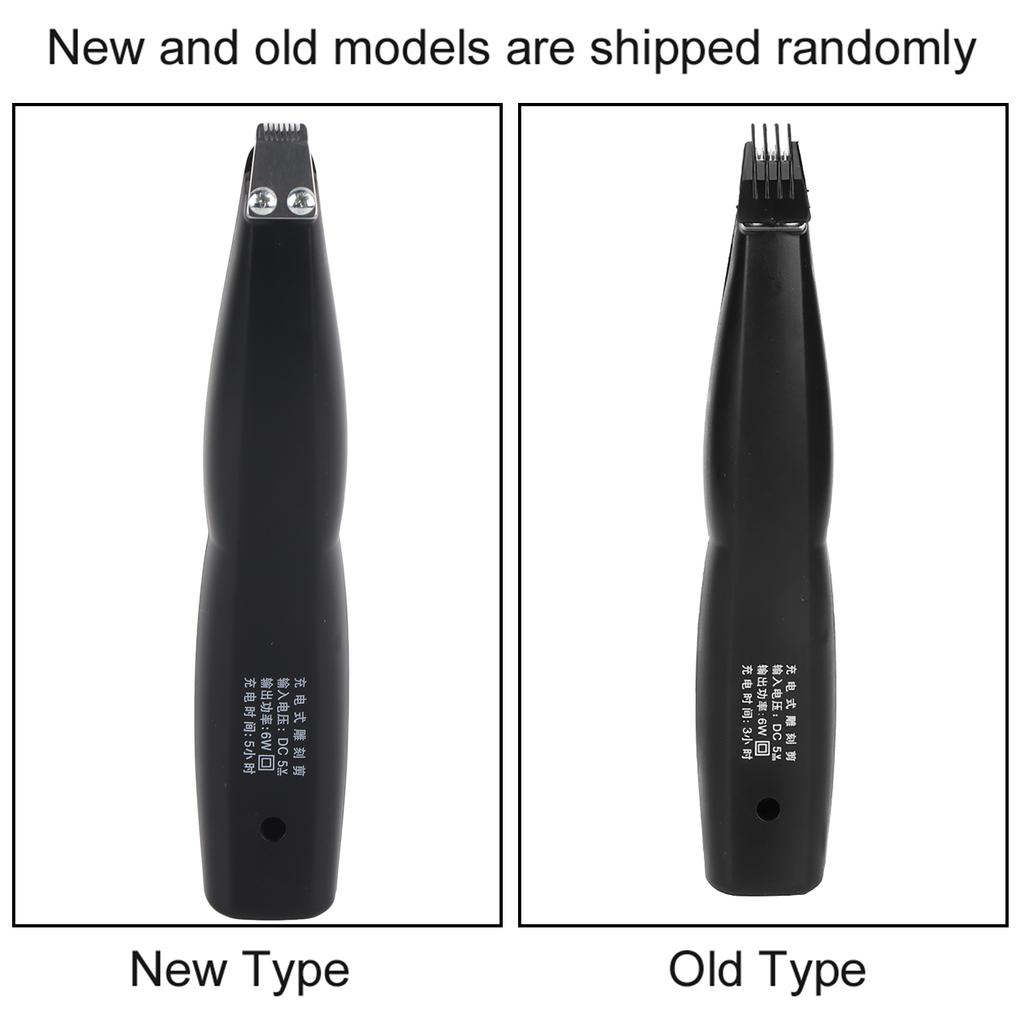 Plastic Black Professional Mini Electric Pet Pedicure Trimming Foot Tool for Cats Dogs