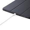 ELECOM iPad Pro 11 4th Generation (2022) Case Cover Hybrid Case with Flap TOUGH SLIM LITE Black TB-A22PMTSLFCBK