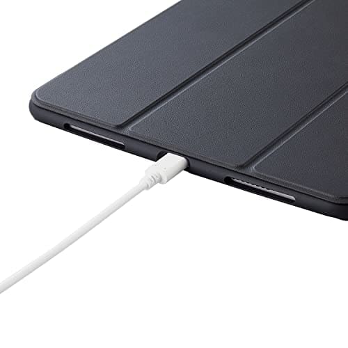 ELECOM iPad Pro 11 4th Generation (2022) Case Cover Hybrid Case with Flap TOUGH SLIM LITE Black TB-A22PMTSLFCBK