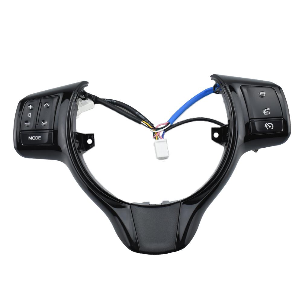 High Quality Steering Wheel Switches Buttons for Toyota Vitz / Yaris 2012 2013 2014 2015 2016