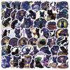 50Pcs Cosmic Cat Graffiti Stickers Creative Cats Cartoon Decal Diy Luggage Phone Guitar Scrapbook Waterproof Sticker Kid Toys