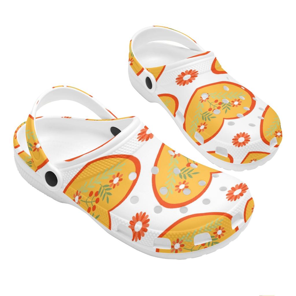 Cartoon Printed EVA Clogs Unisex Breathable Slip On Summer Casual Shoes Soft Sole Lightweight Sandals Daily Comfort Wear
