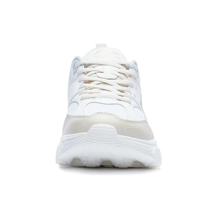 New LiNing Li Ning Running Collection Low Top Running Shoes Women's White ARSR054-1