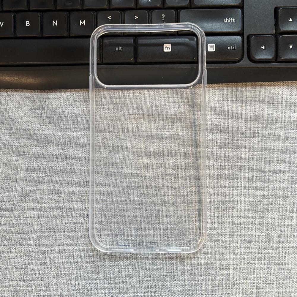 

Transparent Big Hole Phone For diy XR to 17Pro Soft Protect Magnetic for Xr to 17Pro