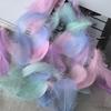 Colorful Macaron Pink Gradient Feathers - Soft and Fluffy Wedding Decorations, Stage Backgrounds, Party Supplies DIY Feathers