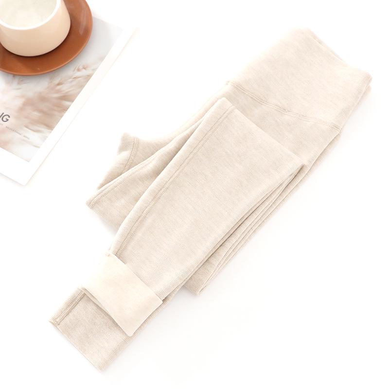 Women's High Waist German Velvet Cashmere-Lined Leggings - Slimming, Warm, Autumn/Winter Outerwear