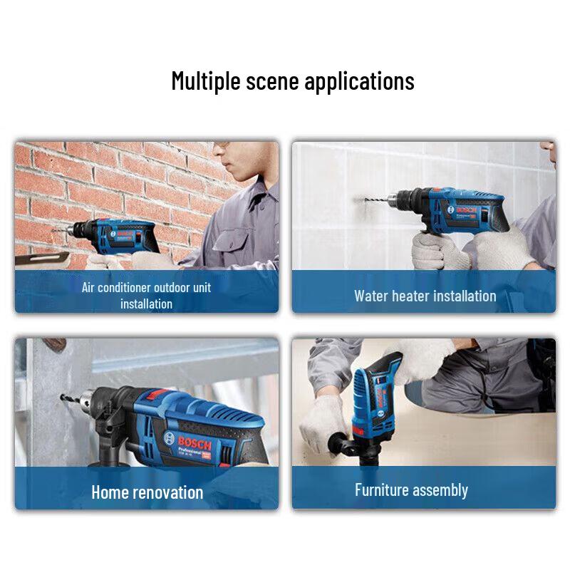 Bosch GSB16RE 750W Corded Impact Drill CN plug (adapter included)