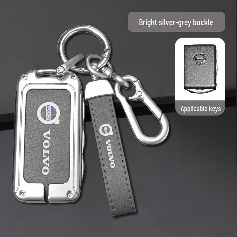 Volvo Key Cover for XC60 & S90: Car Accessories Shell for XC90, XC40, S60L - Buckle Bag Included