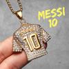 Messi Cristiano Ronaldo Neymar Haaland Football Jersey Man Necklaces Stainless Steel Pendant Chain Jewelry Gift Wholesale