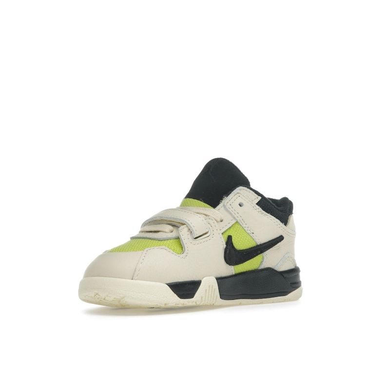 Travis Scott X Air Jordan Jordan Jumpman Jack TR TD Bright Cactus Baby Sneakers Tan Muslin Black FJ2852-102