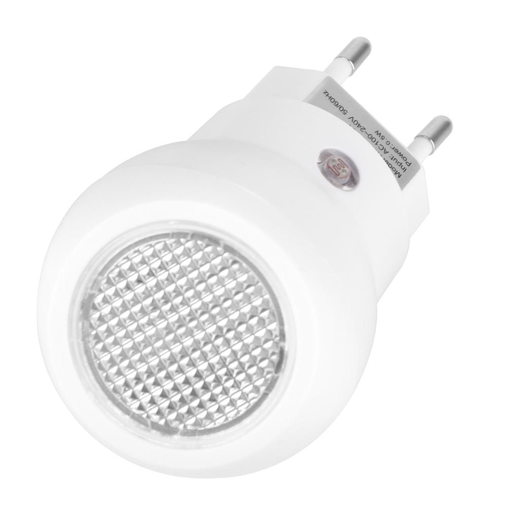 LED Bedroom Lamp EU Plug Novelty Lamp Atmosphere Night Light 360 Manual Rotation Light Sensor