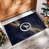 Millwall Football Print Crystal Velvet Rug, Comfortable Water Absorbent Non Slip Indoor Floor Carpet