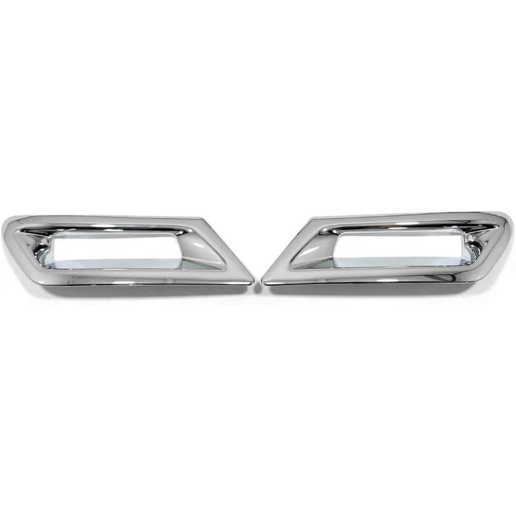 Car Accessories Fit for Nissan New Rogue 2021 2022 2023 2024 2025 2026 Rear Lower Fog Light Lamp Cover Trims (Chrome) 2PCS ABS Not Fit Rogue S
