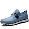 High-top Mens Rotating Buckle Sneakers With Sports Shoes Side Anti-slip Wear-resistant Shock-absorbing Casual Shoes