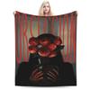 Funny Obsession Horror Movie Blanket Soft Flannel Relax Throw Blanket Machine Washable