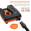 16PSI Electric Inflation Air Pump with 6PCS Nozzles for Inflatable SUP and Boat
