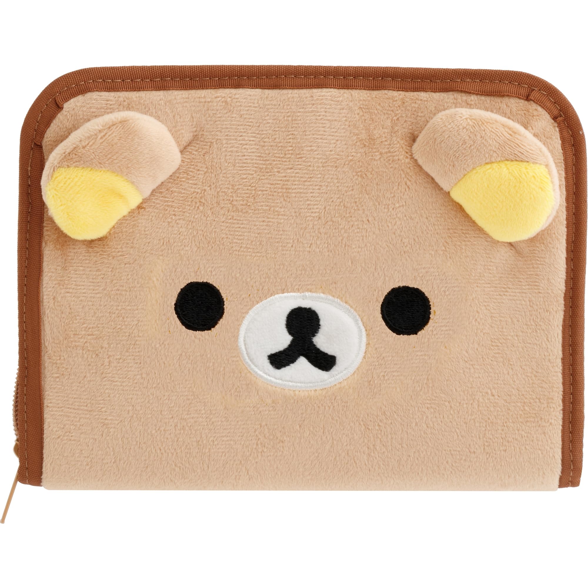 CA83901 Rilakkuma Kumakyun Plush Case Rilakkuma  Chairoikoguma s Days  Multi-Valuables
