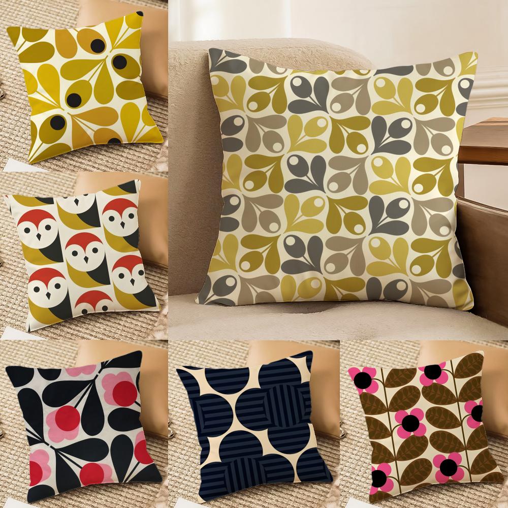 Brand OOrla kKiely Cushion Cover Short plush Doublesided Print Square Throw Pillow Covers Sofa Home Cushion Decor