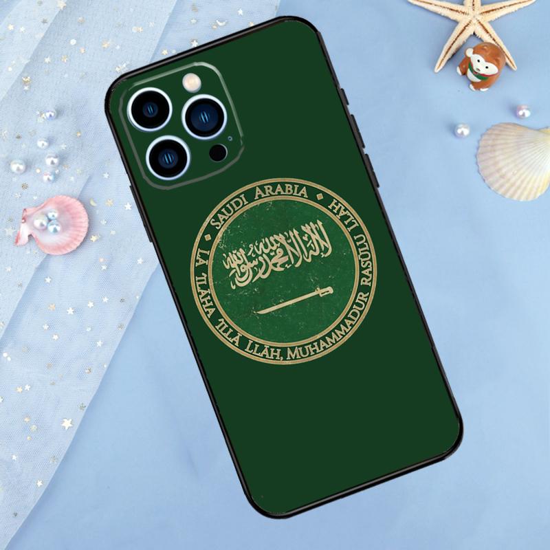Kingdom Of Saudi Arabia Flag Phone Case For iPhone 15 16 Pro Max 13 11 12 14 Pro Max XR XS X 7 8 Plus 12 13 Mini Cover