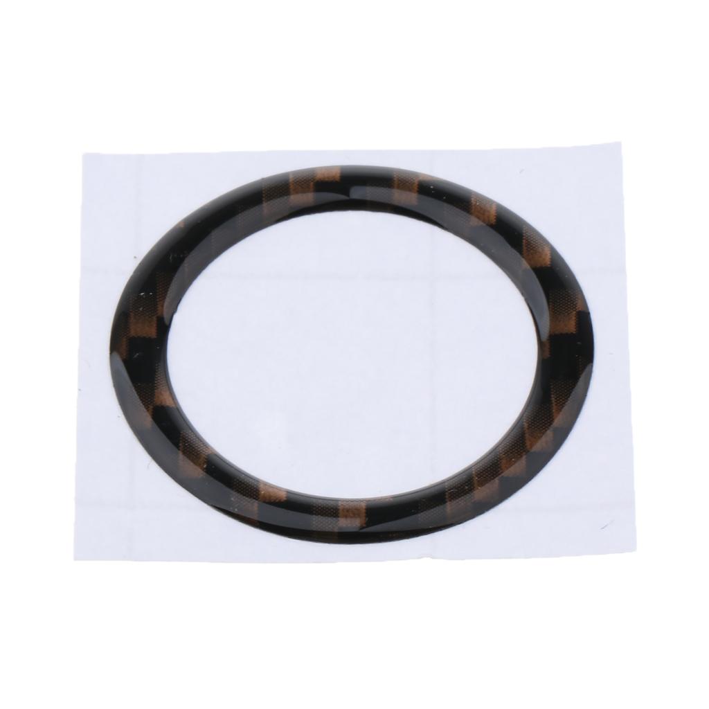 Engine Start Stop Button Gold-Black Cover Ring Trim Sticker for bmw 3